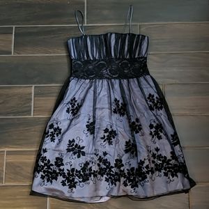Black and purple Dress